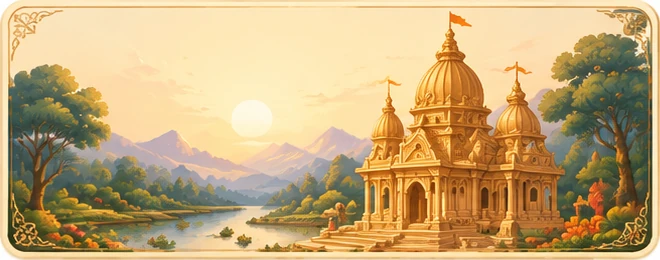 Temple scene